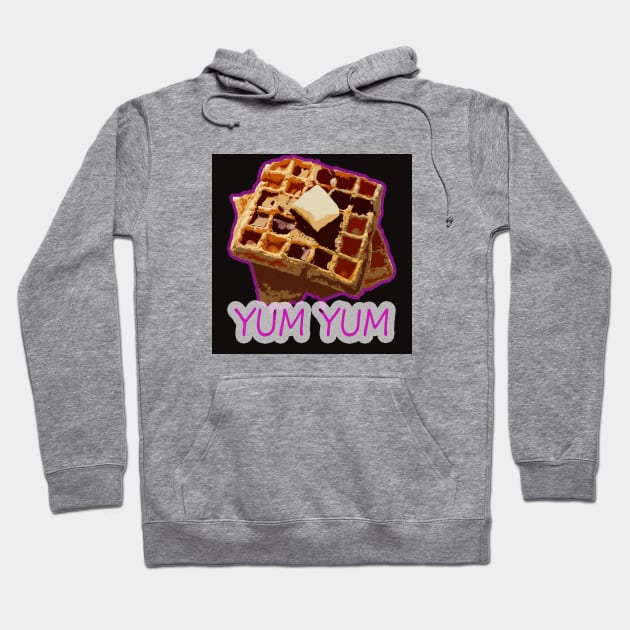 international waffle day 2020 Yum Yum Hoodie by Aleey